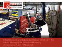 Tablet Screenshot of jumbo-garage.ch